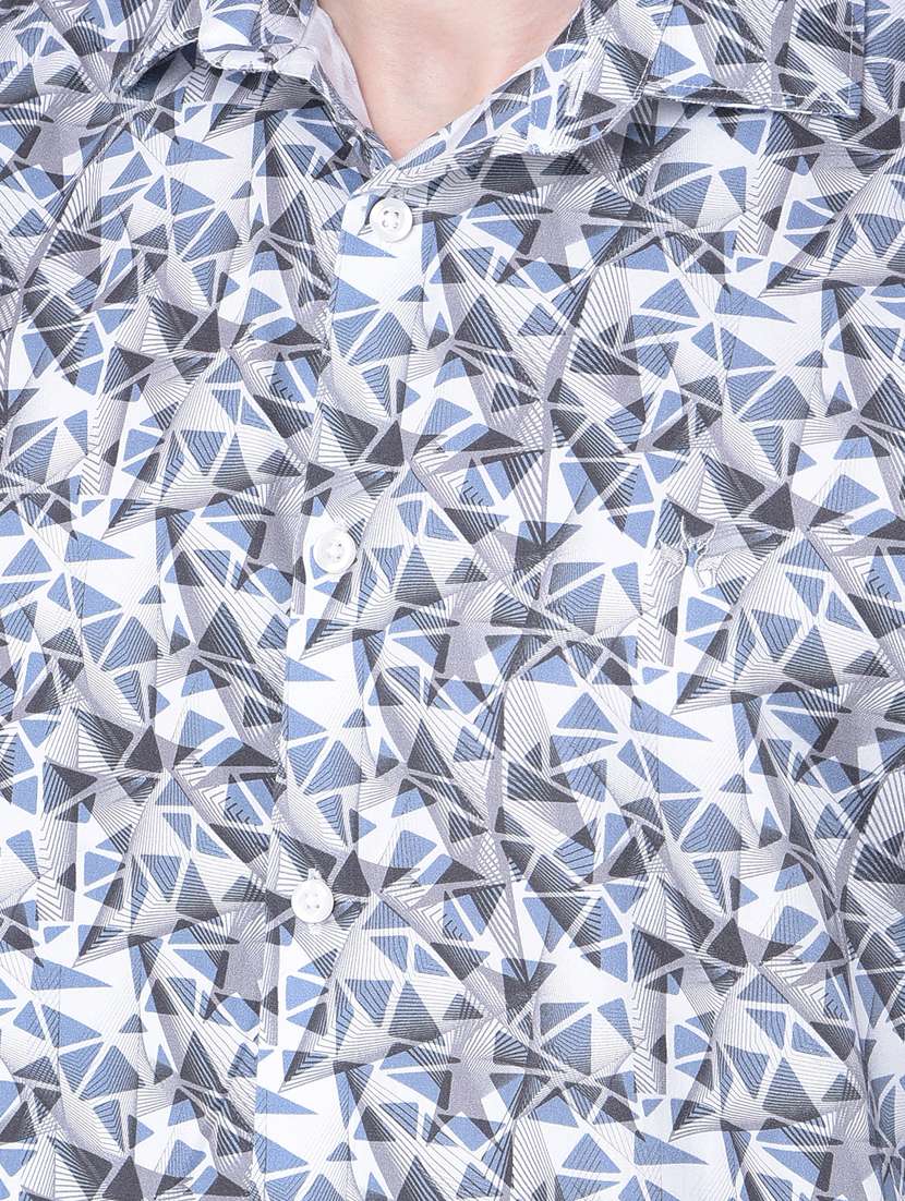 slim fit casual printed shirt - 20459482 -  Standard Image - 5