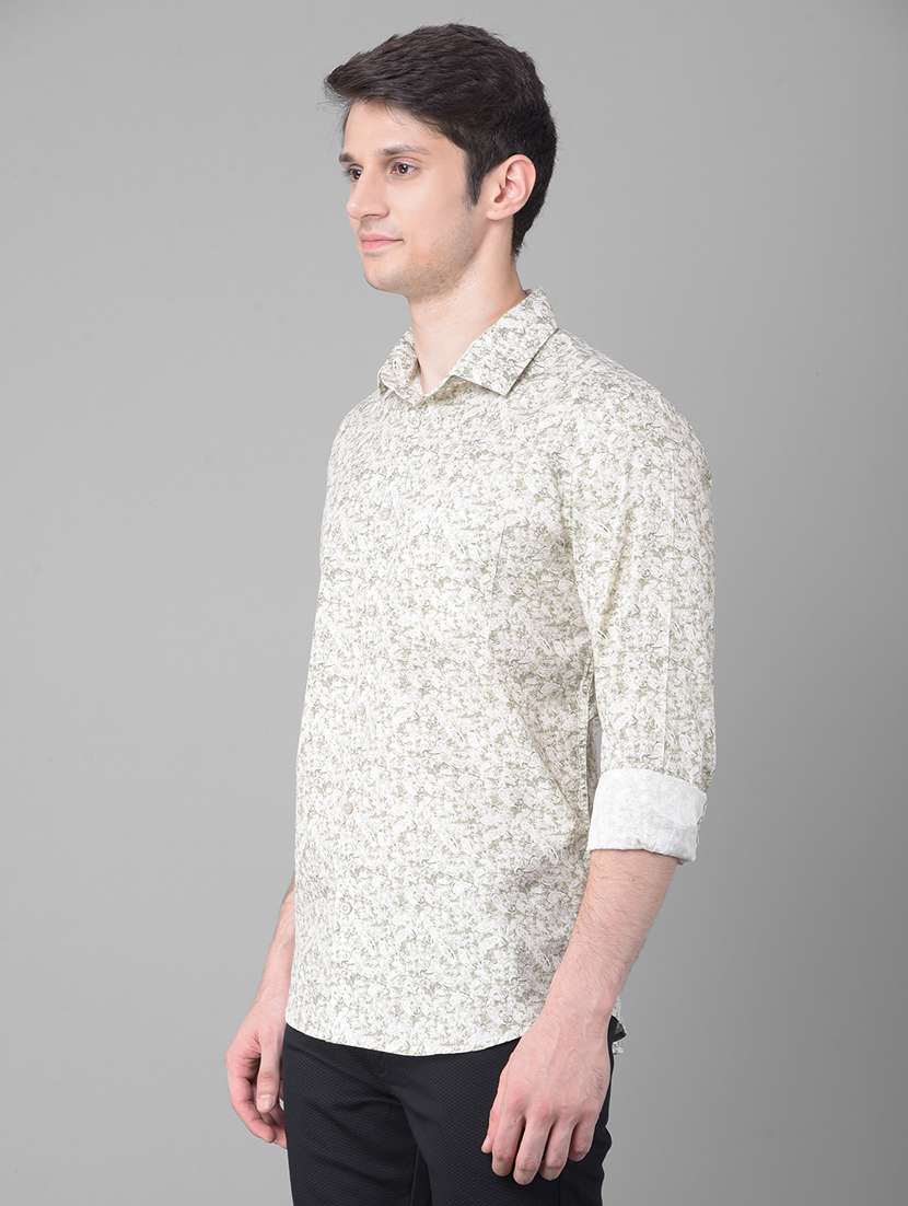 slim fit casual printed shirt - 20459485 - Zoom Image - 0