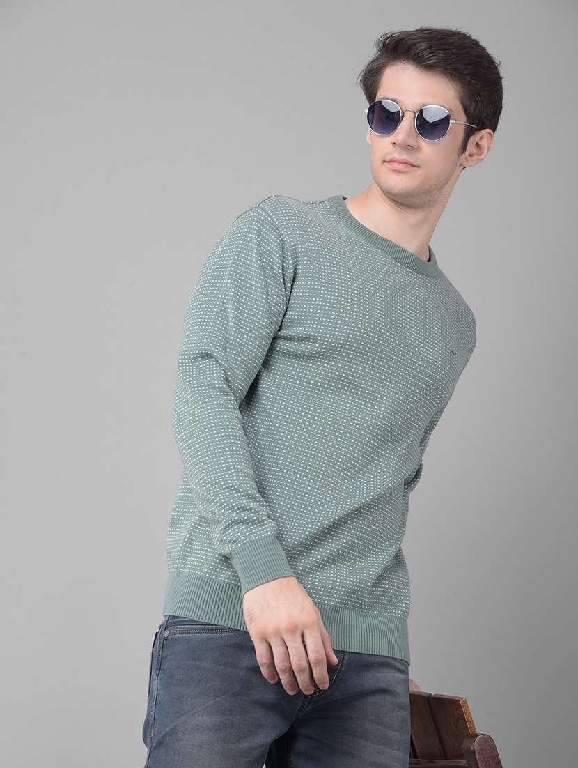 men self designed cotton pullover - 20459497 - Standard Image - 3