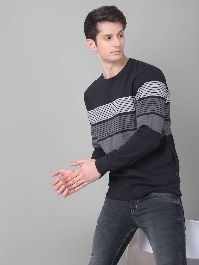 mens striped sweatshirt - 20459502 - Zoom Image - 0