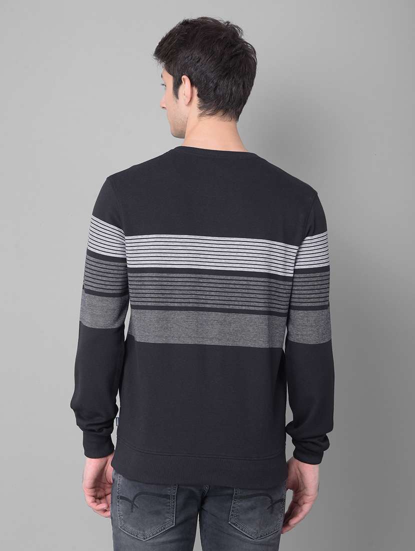 mens striped sweatshirt - 20459502 - Standard Image - 3