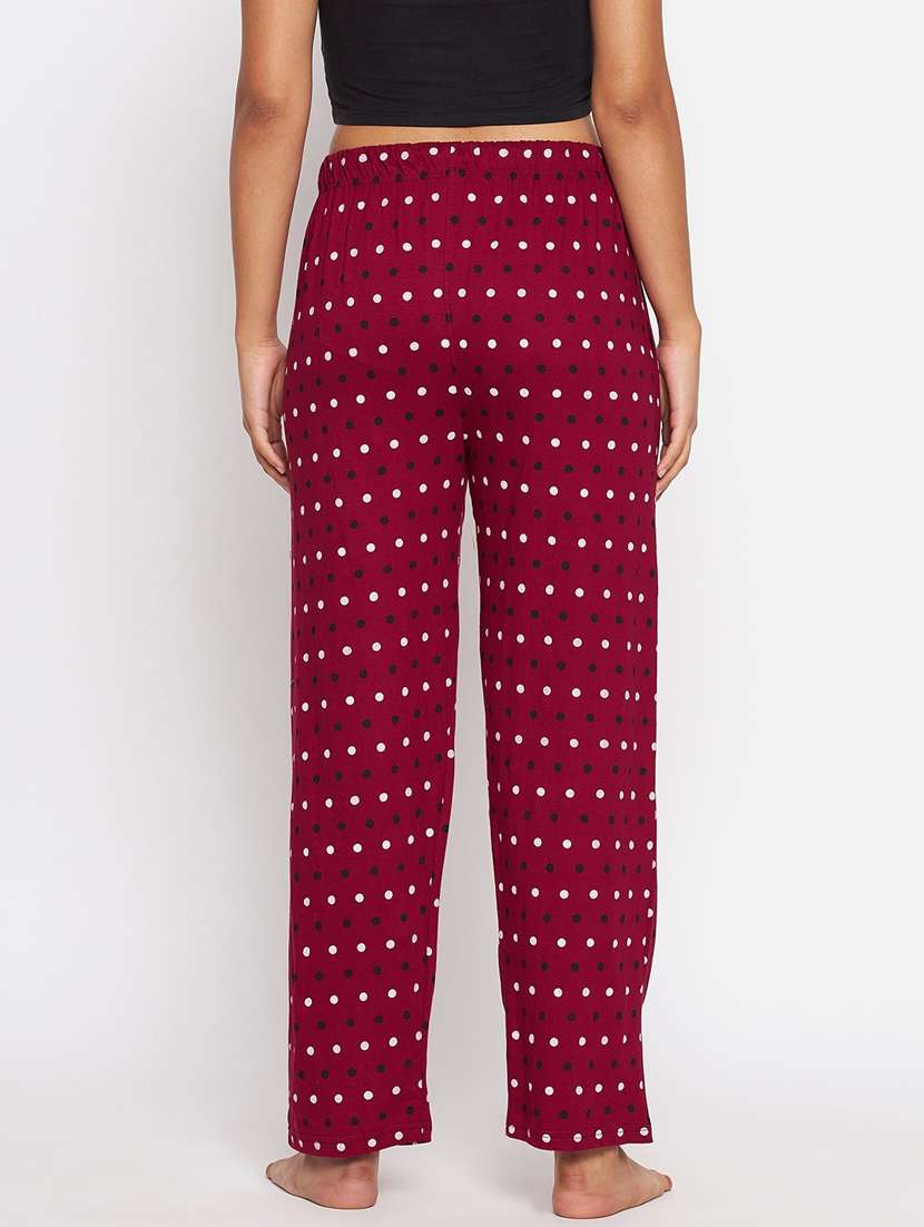 women mid rise cotton pajama - 20467601 -  Standard Image - 3