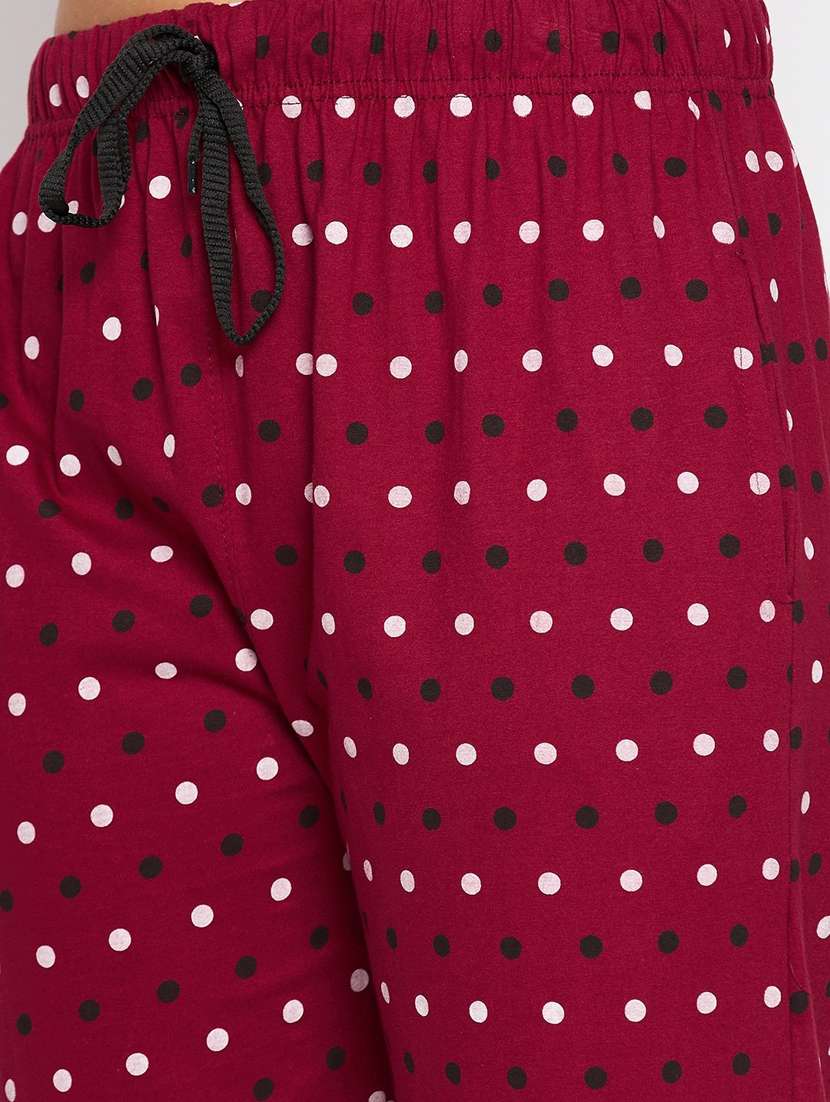 women mid rise cotton pajama - 20467601 -  Standard Image - 5