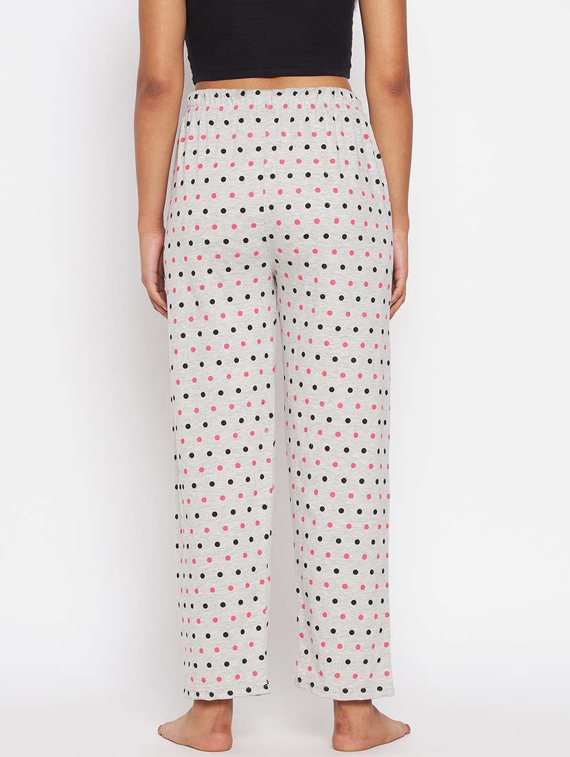 women mid rise cotton pajama - 20467604 -  Standard Image - 3