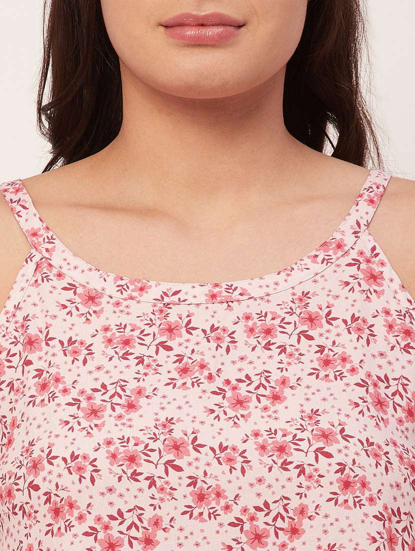 pink floral print sleepshirt - 20468207 -  Standard Image - 5