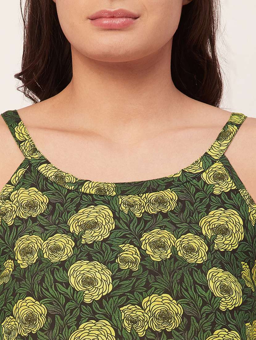 green floral print sleepshirt - 20468208 -  Standard Image - 5