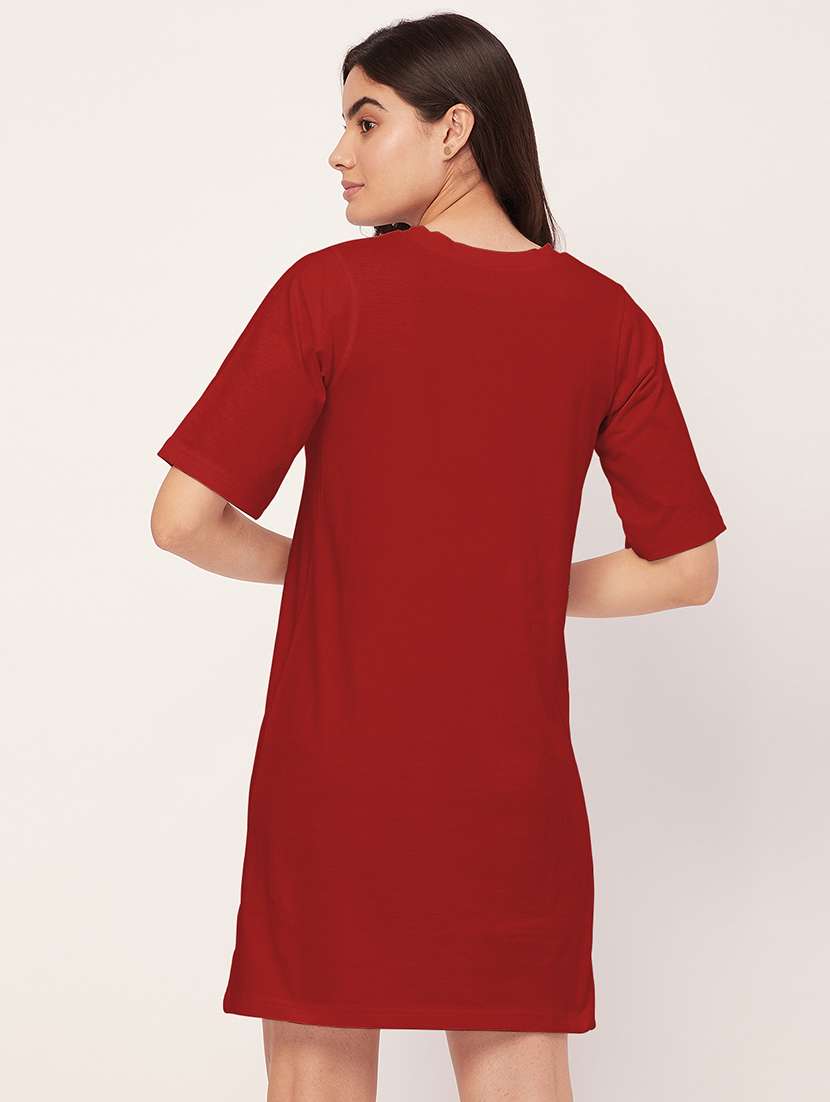 women solid color sleepshirt  - 20468220 -  Standard Image - 3