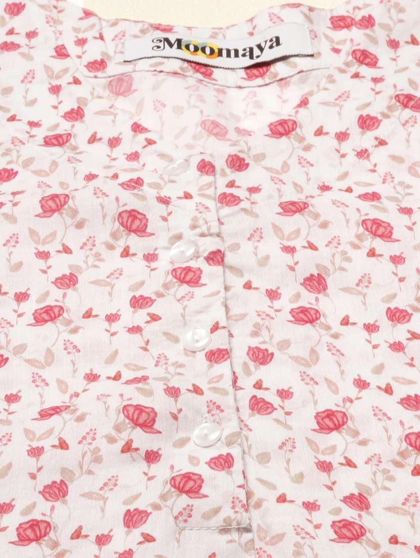 white floral print sleepshirt  - 20468224 -  Standard Image - 5
