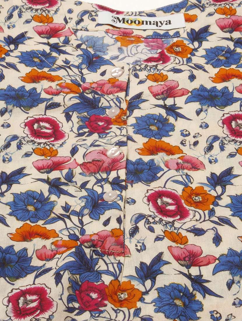 optic white floral printed sleepshirt  - 20468225 -  Standard Image - 5