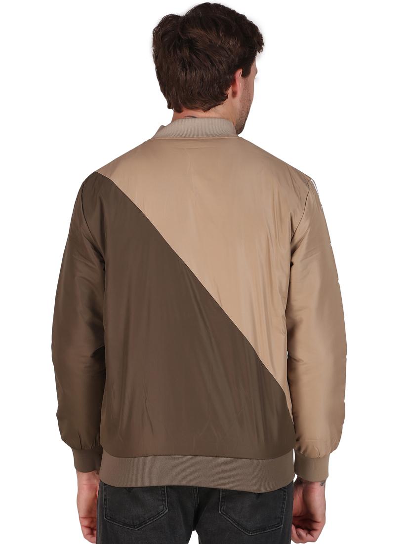 men color block multi colored polyester casual jacket - 20468289 - Standard Image - 3