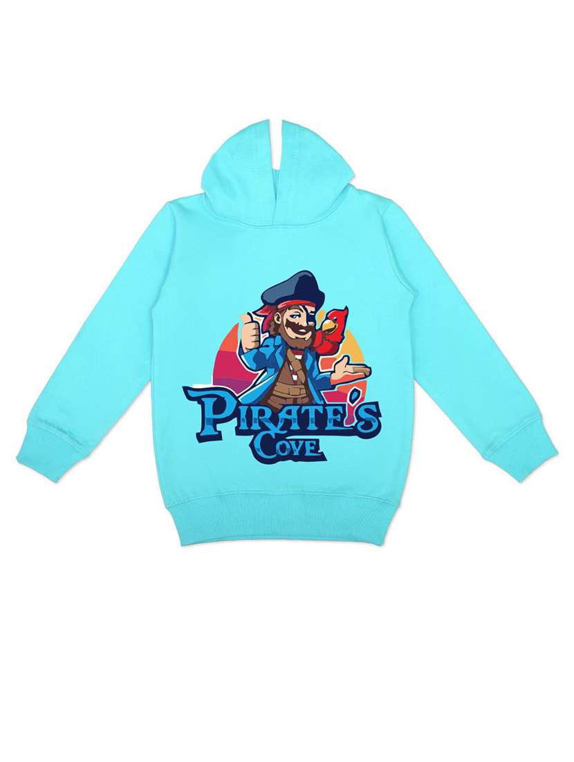 boys hooded graphic printed regular sweatshirt - 20468369 -  Zoom Image - 0