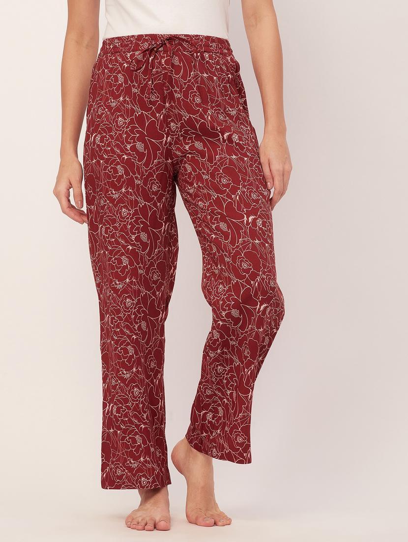 rust floral print pajama - 20468751 - Zoom Image - 0