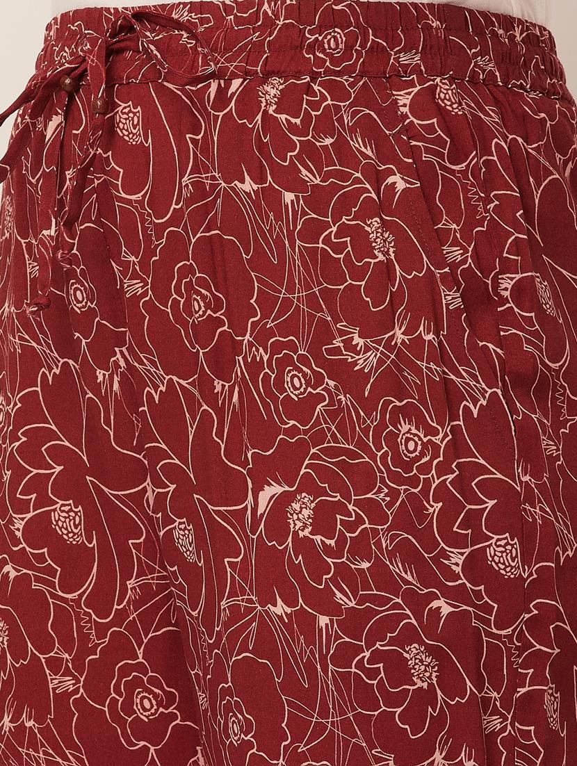 rust floral print pajama - 20468751 - Standard Image - 5