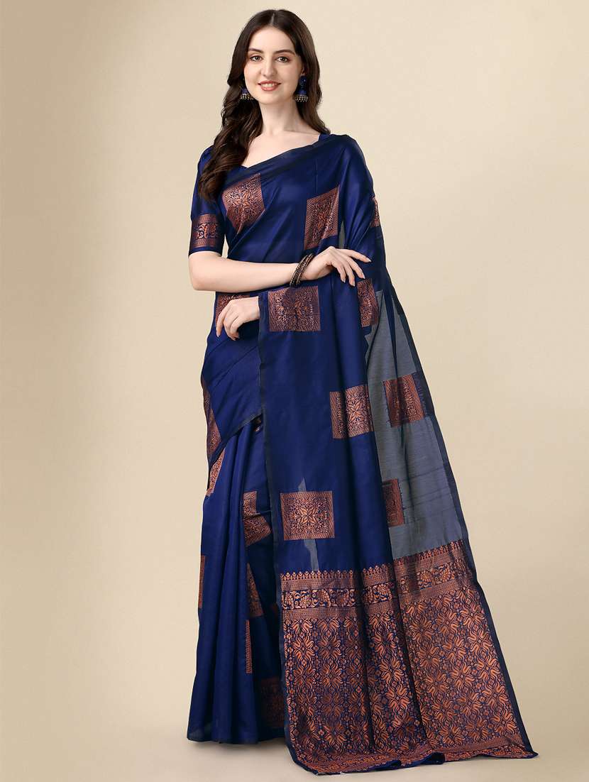 women's banarasi saree with blouse - 20469357 -  Zoom Image - 0