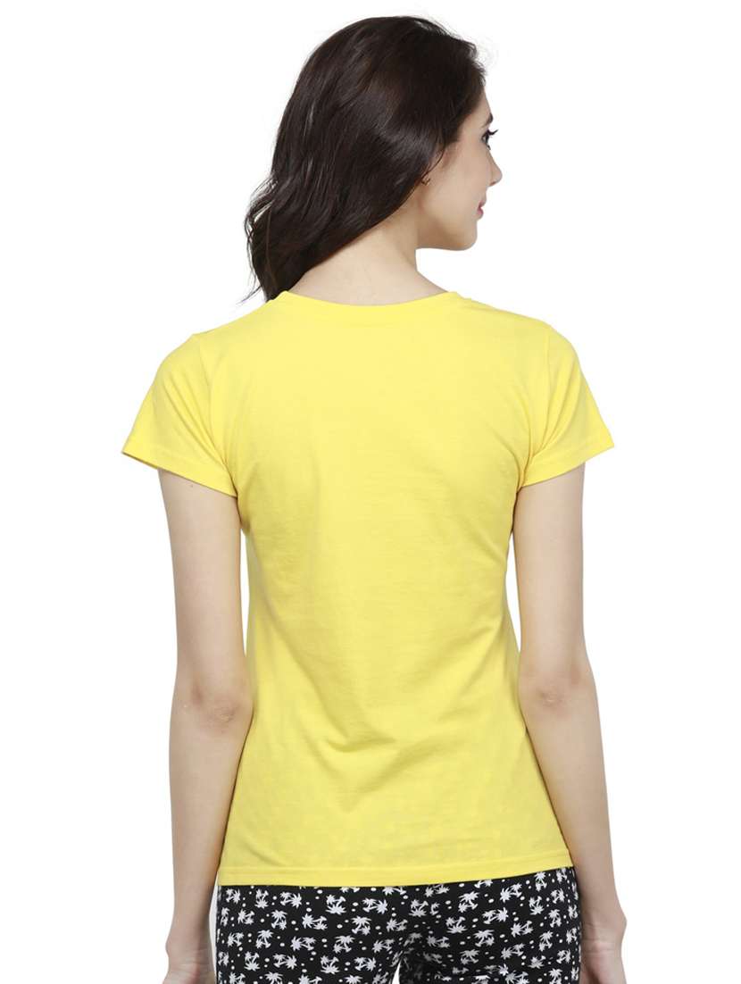 women's plain round neck t-shirt - 20469711 - Standard Image - 3