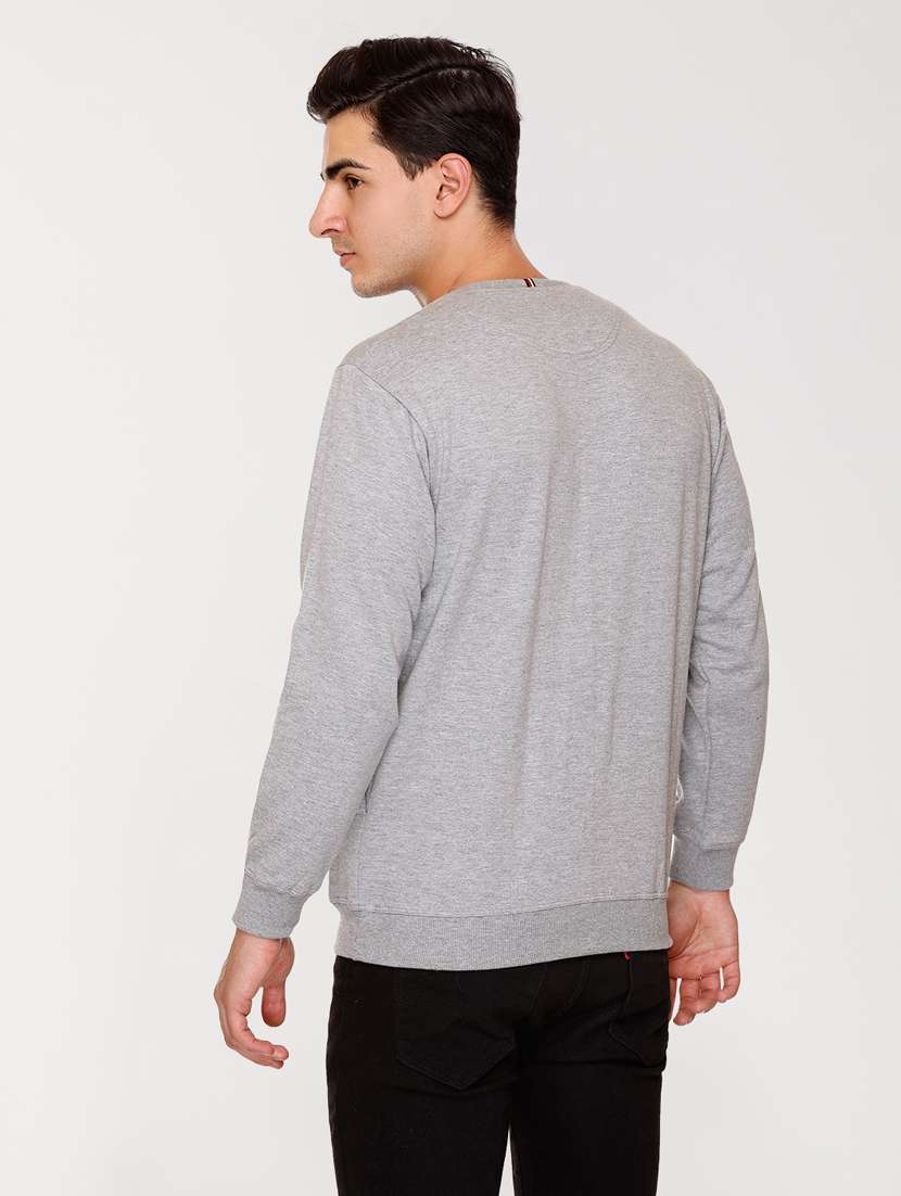 mens chest print sweatshirt - 20469908 - Standard Image - 3