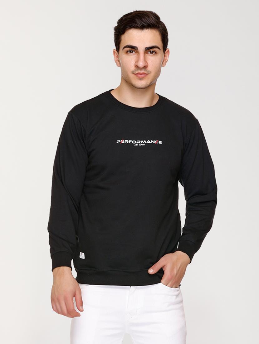 mens chest print sweatshirt - 20469910 - Zoom Image - 0