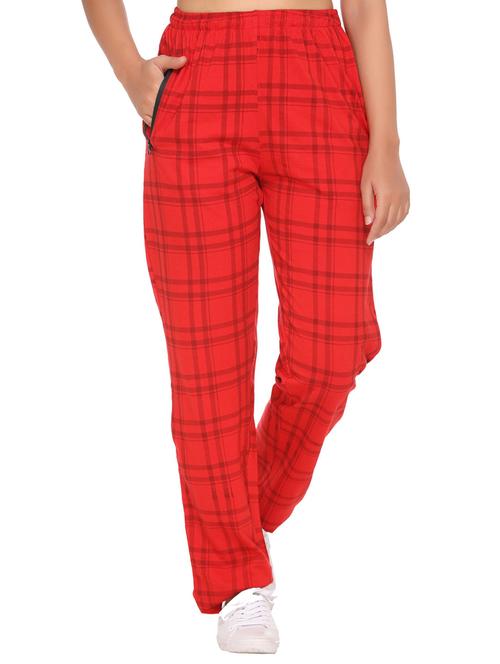 red checkered mid rise pajama - 20472830 - Standard Image - 0