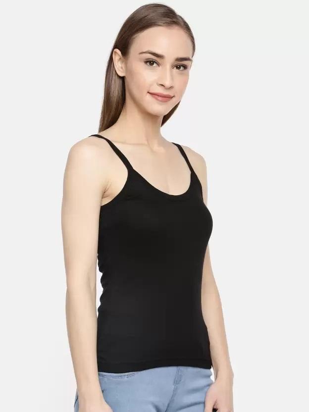 full coverage non padded black camisole - 20473211 - Zoom Image - 0
