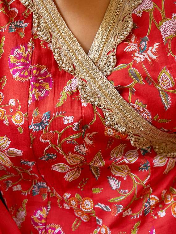 women three quarter sleeve kurta palazzo with dupatta set - 20474374 - Standard Image - 3