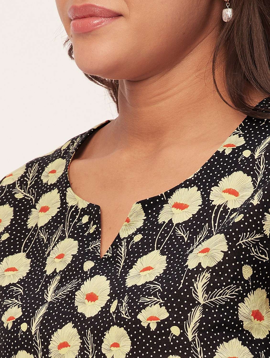 black floral pyjama nightwear set - 20475908 -  Standard Image - 5