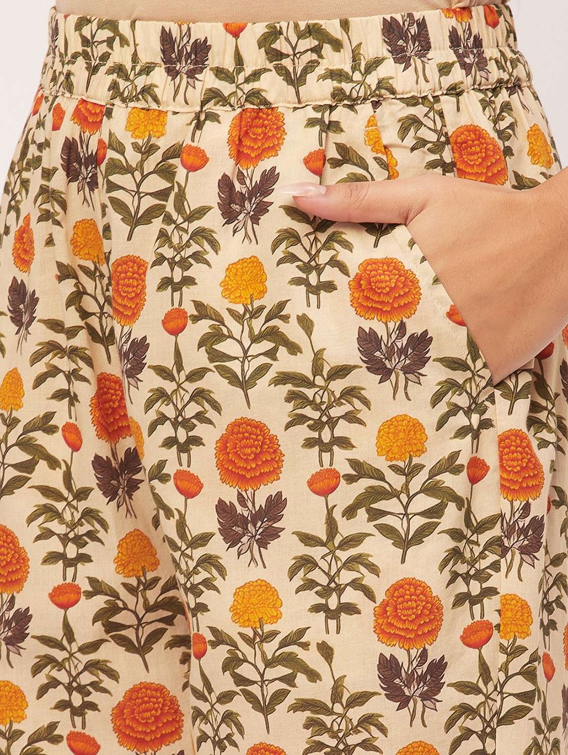 lemon sherbet floral pyjama nightwear set - 20475914 -  Standard Image - 5