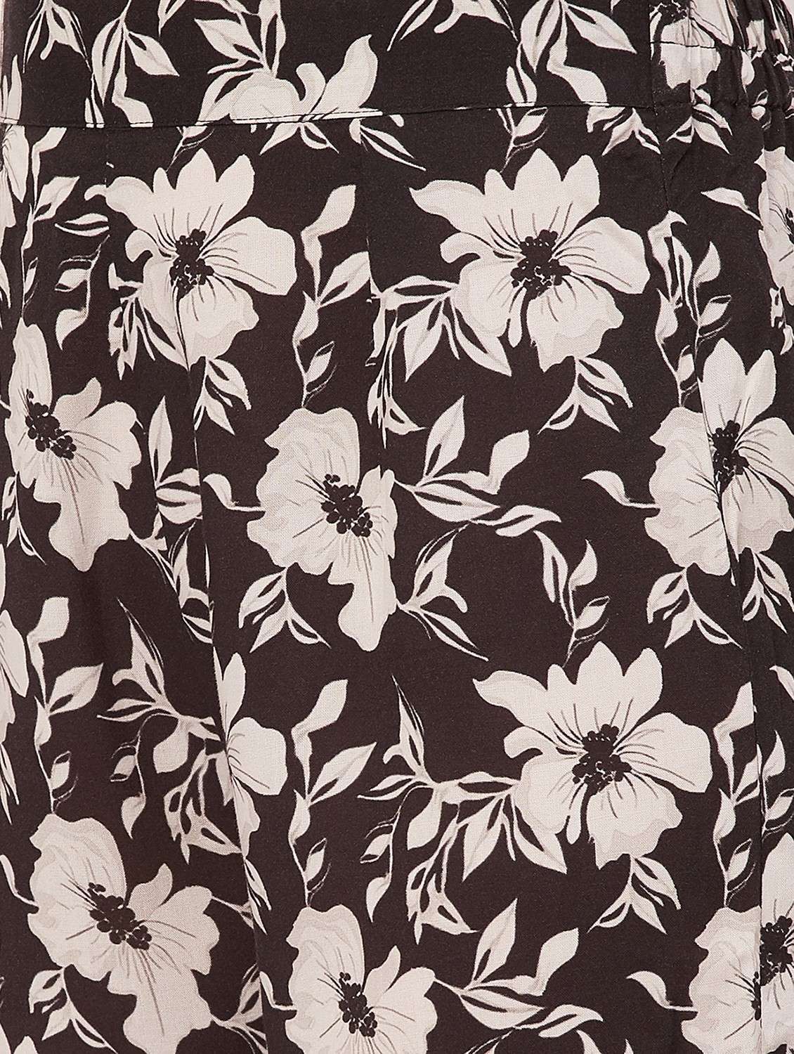 black floral print pyjama nightwear set - 20475937 - Standard Image - 5