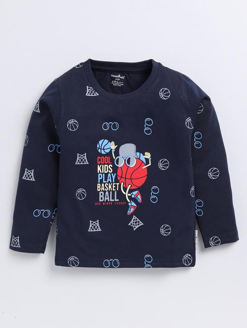 boys round neck printed t-shirt - 20476059 -  Standard Image - 0