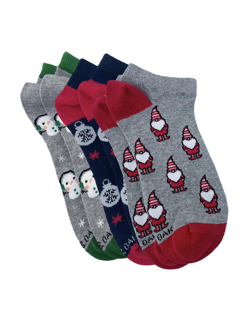 pack of 3 ankle length socks - 20476211 -  Zoom Image - 0
