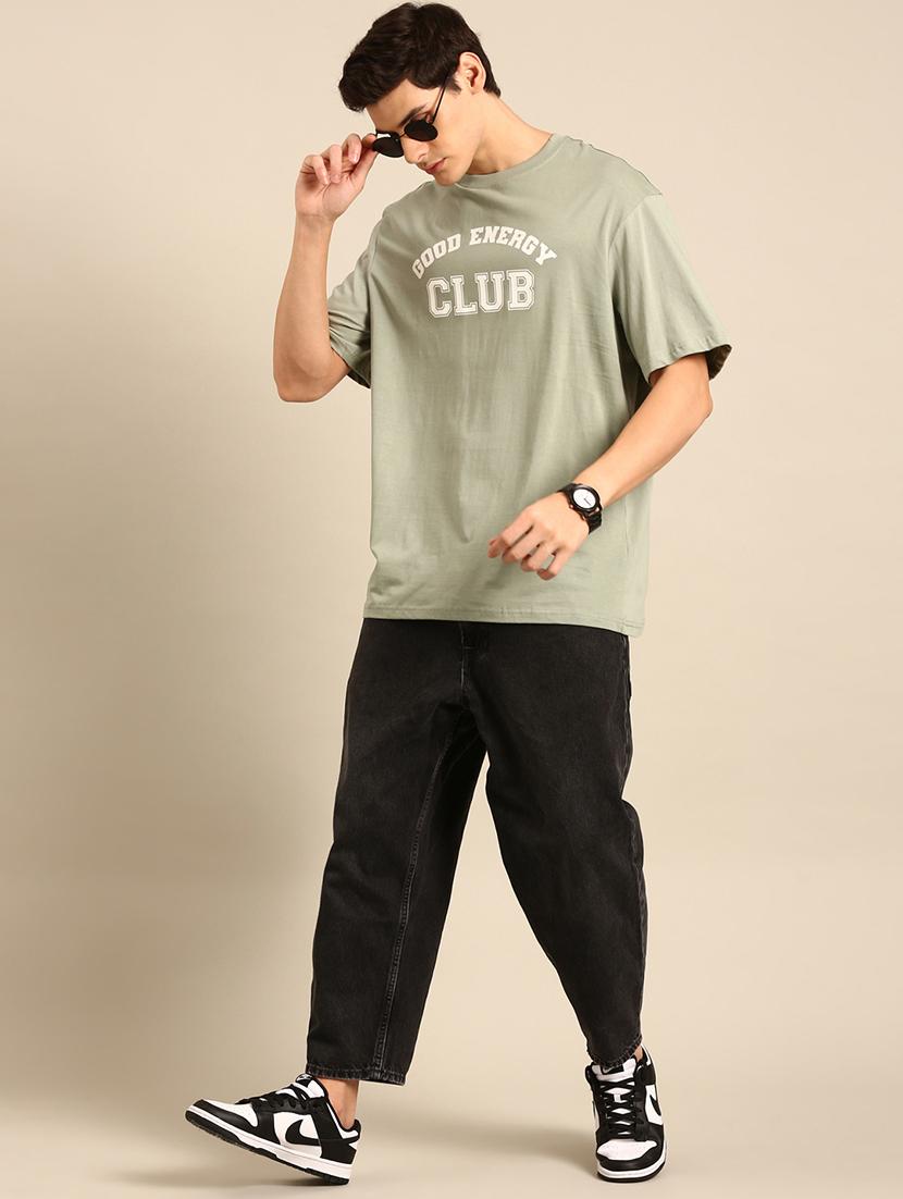neo mint crew neck chest print t-shirt - 20477900 - Standard Image - 3