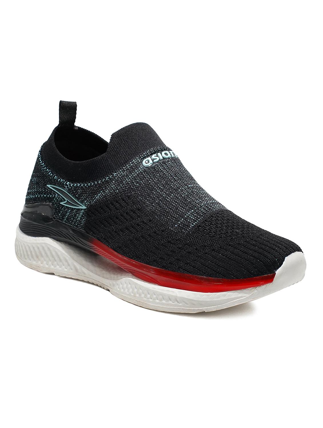 men self designed black slip on sport shoe - 20477993 - Zoom Image - 0