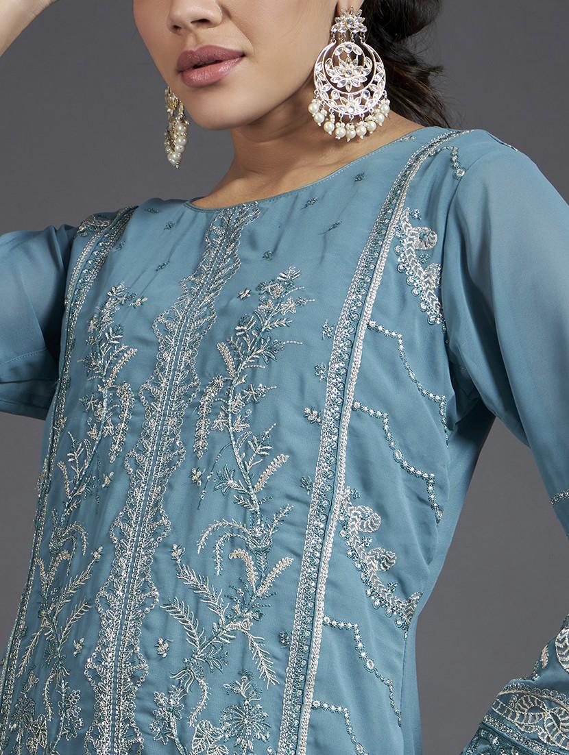 women embroidered unstitched suit set - 20478106 - Standard Image - 5