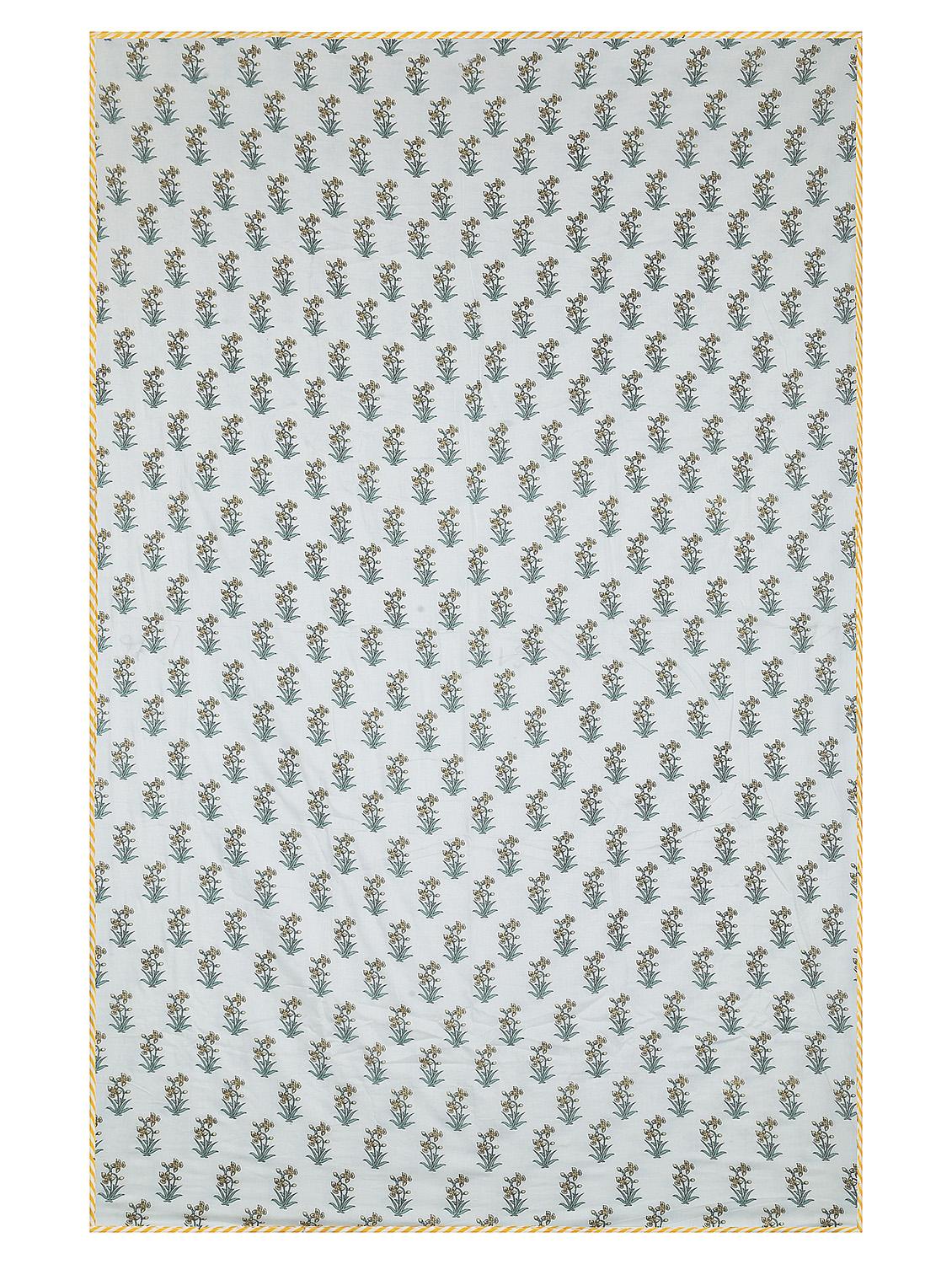 texstylers cotton reversible floral print 57 x 87 inches jaipuri single bed ac dohar - 20478363 - Standard Image - 3