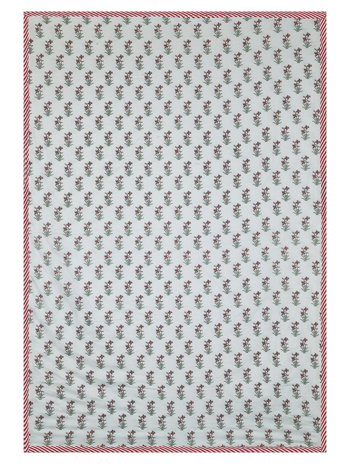 texstylers cotton reversible floral print 57 x 87 inches jaipuri single bed ac dohar - 20478364 - Standard Image - 3