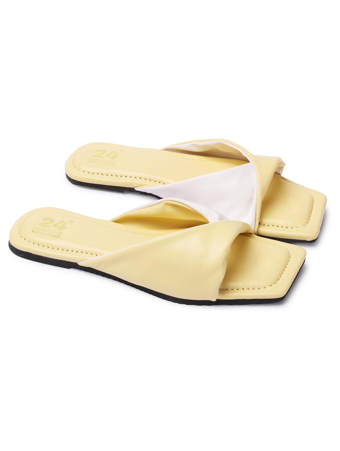 women lemon sherbet slip on flats - 20478587 - Zoom Image - 0