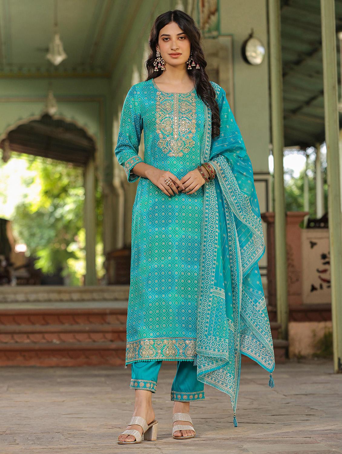 foil printed suit set  - 20478665 -  Zoom Image - 0
