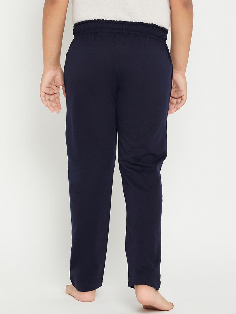 boys navy blue cotton casual trouser - 20478680 - Standard Image - 3