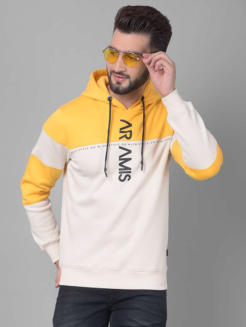 mens color block sweatshirt