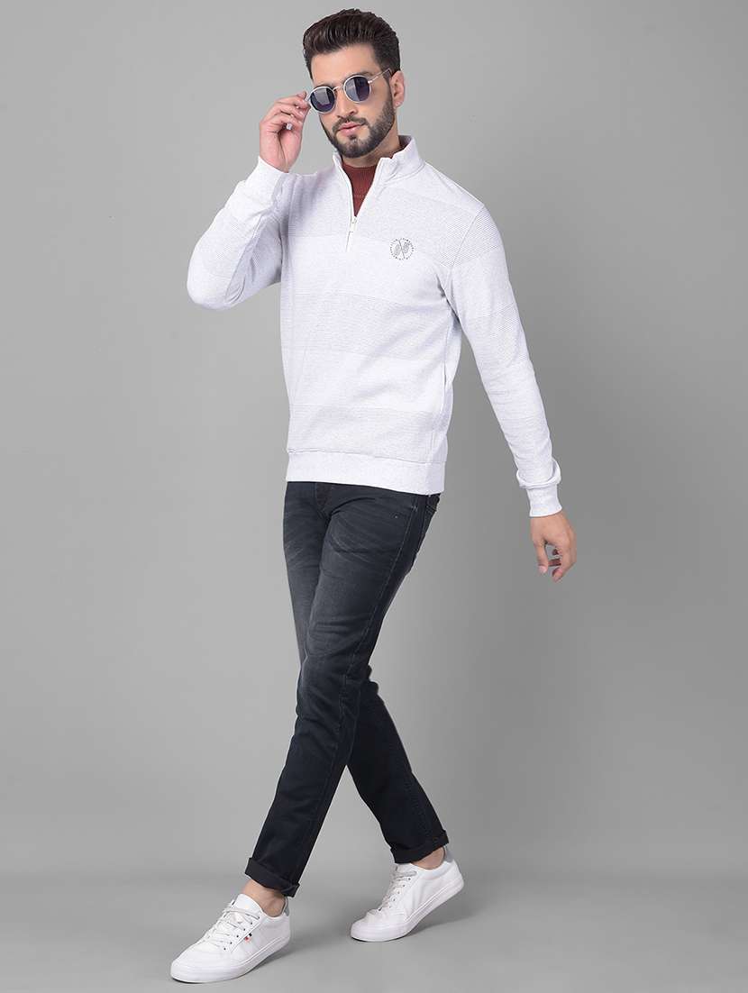 mens striped sweatshirt - 20478840 - Standard Image - 3