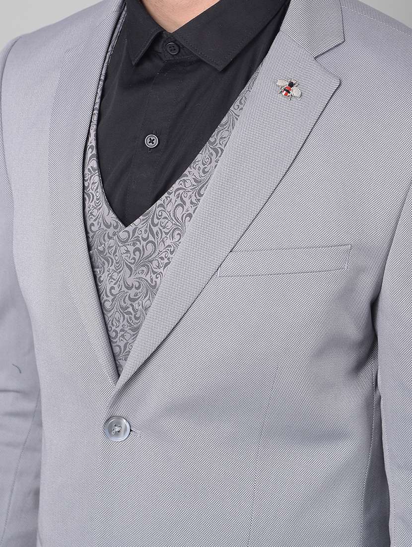 men grey terry rayon 2-piece suits  - 20478883 -  Standard Image - 5