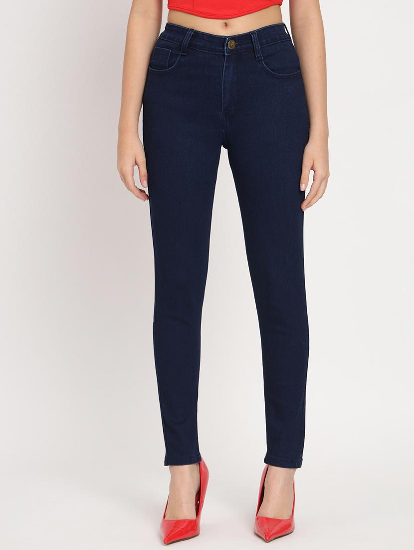 women's plain slim fit jeans