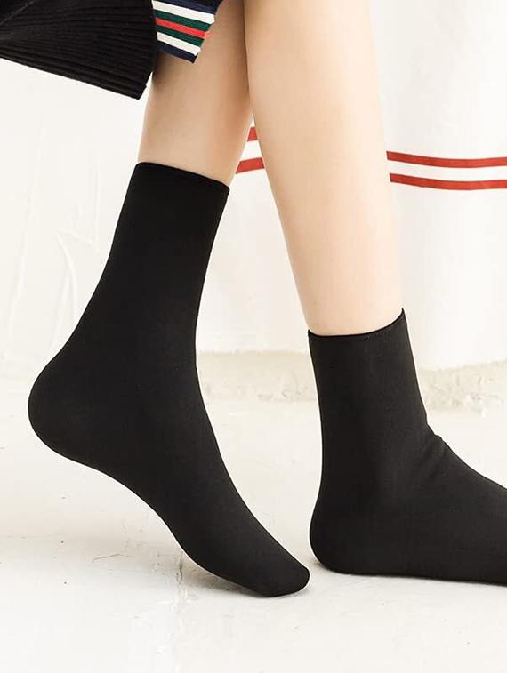 women black wool blend socks - 20483961 - Zoom Image - 0