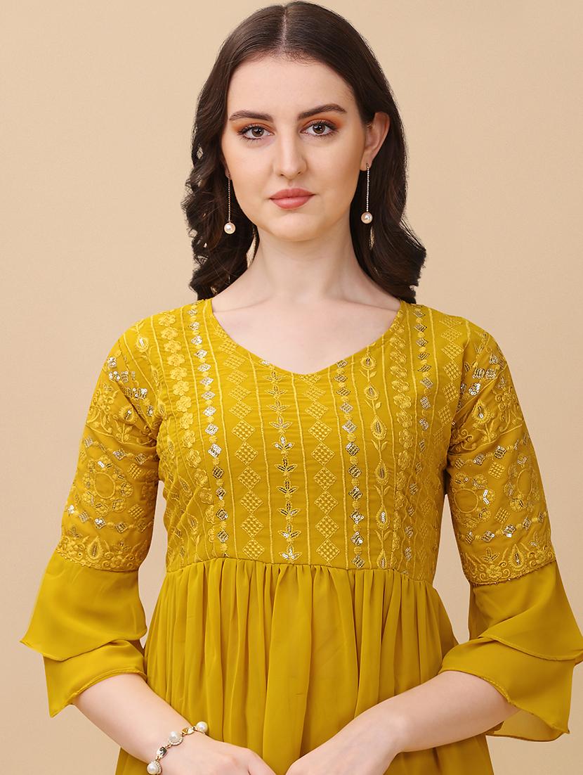 women kurta sharara set with dupatta - 20484565 - Standard Image - 5