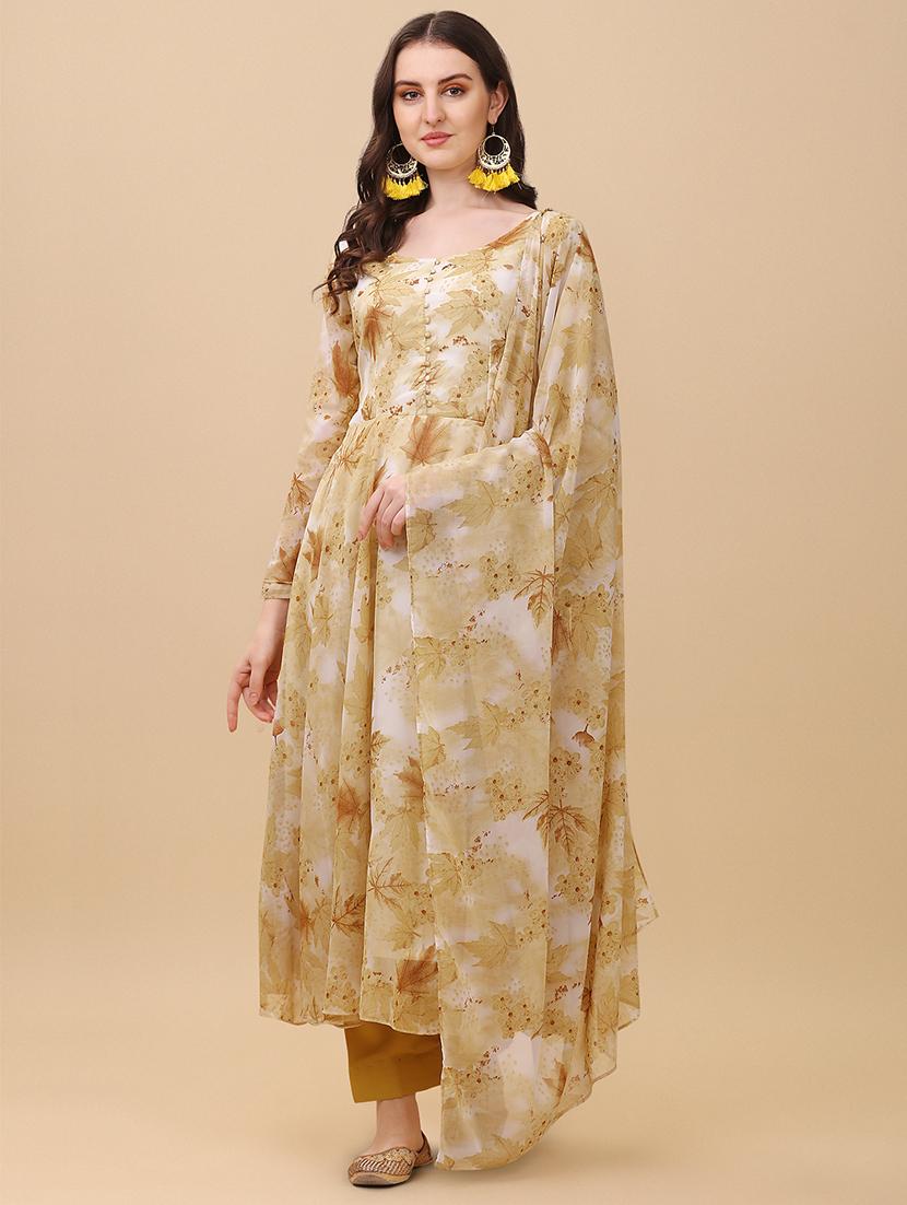 women printed kurta pant set with dupatta - 20484587 -  Zoom Image - 0