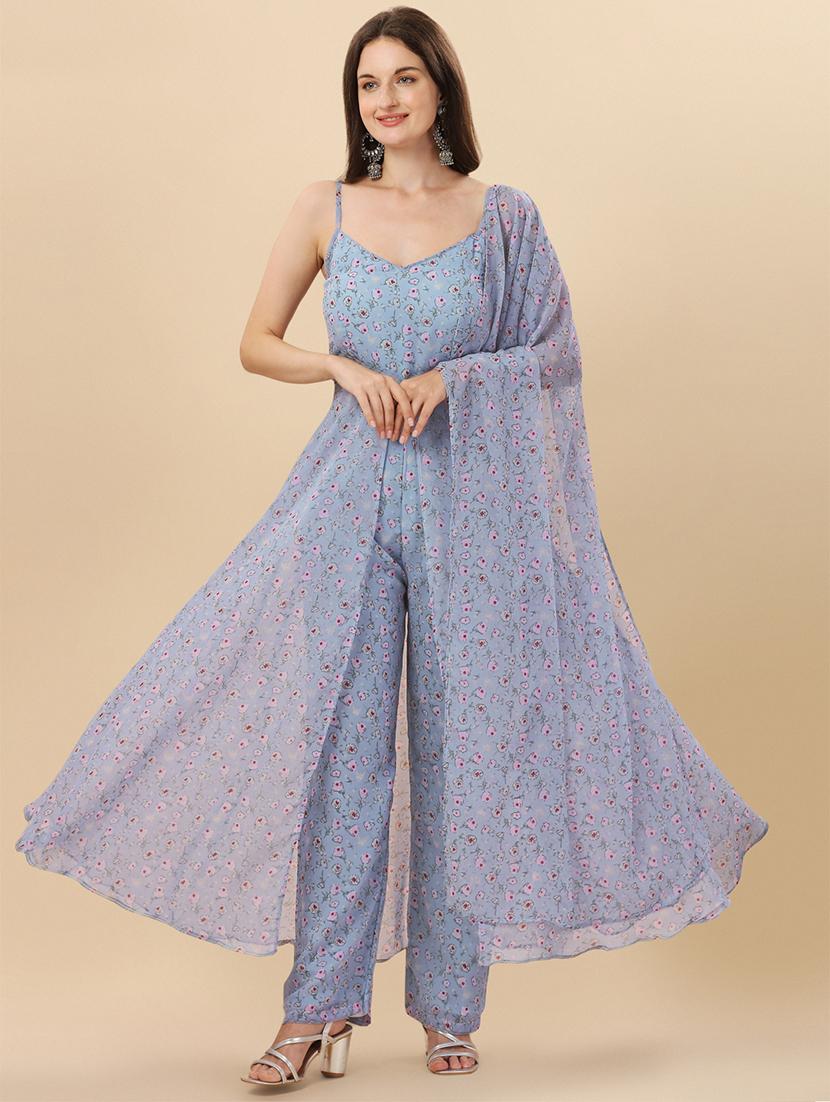 women floral printed kurta pant set with dupatta - 20484592 - Standard Image - 3
