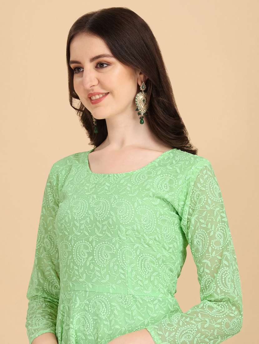 women embroidered kurta dupatta set - 20484635 -  Standard Image - 3