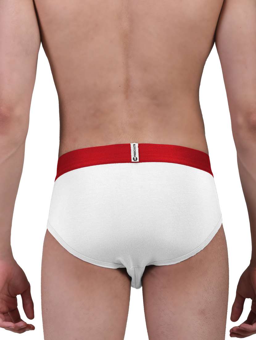 men white set of 3 solid micro modal  briefs - 20484786 -  Standard Image - 3