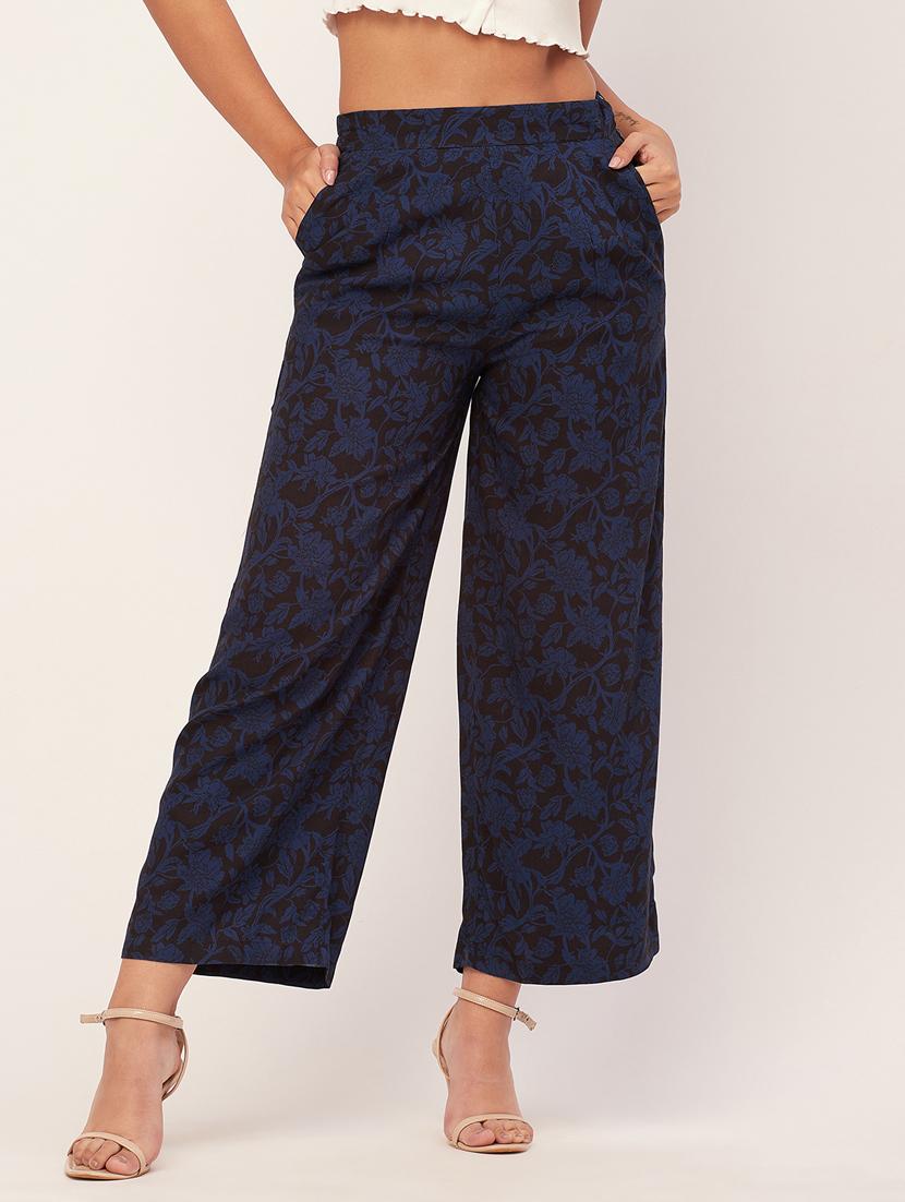 women floral print wide leg trouser - 20485678 - Zoom Image - 0
