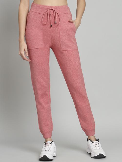 peach wool jogger - 20486342 -  Standard Image - 0