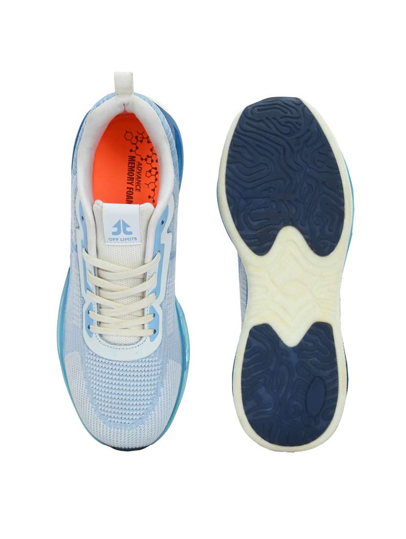 men light blue sport shoe - 20486780 -  Standard Image - 3